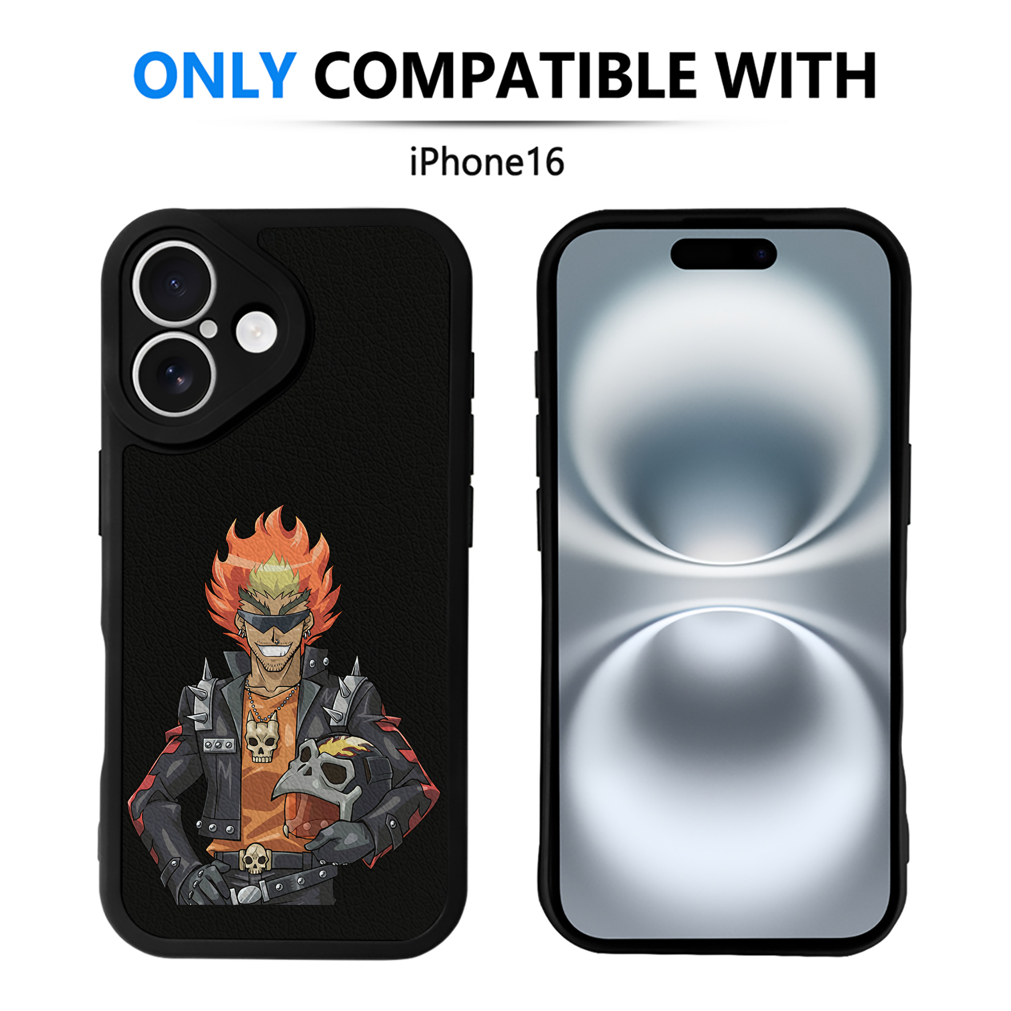 遊☆戯☆王 Yu-Gi-Oh! 【iPhone 16シリーズ対応】シリコンスマホケース（レザー調） 材質：シリコン